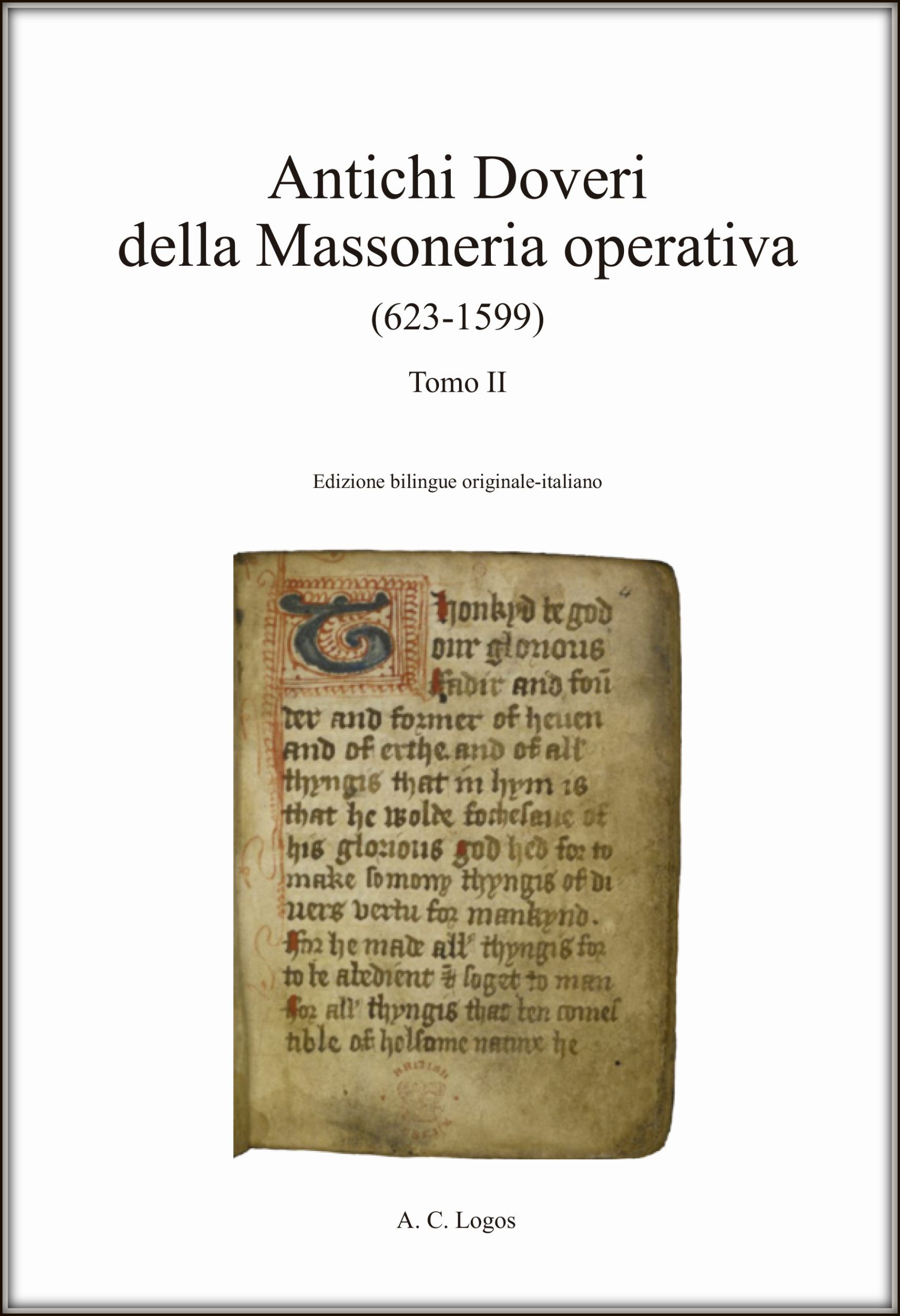 Antichi Doveri della Massoneria operativa (623-1599) 3 tomi - immagine 3